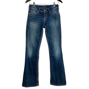 Silver Jeans Suki Bootcut Stretch Denim 26x32 Medium Wash